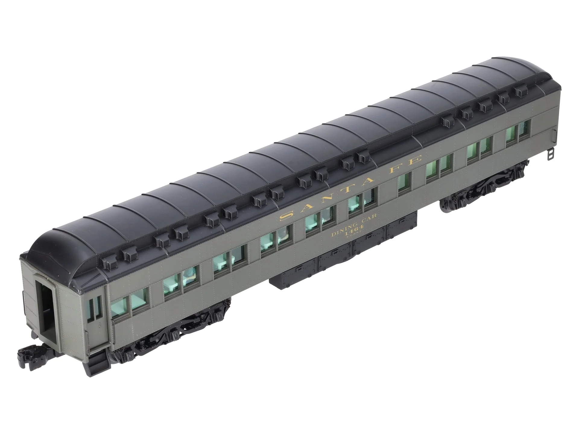 Lionel 6-15545 O Gauge Santa Fe Heavyweight StationSounds Diner #1464 LN/Box - Image 8