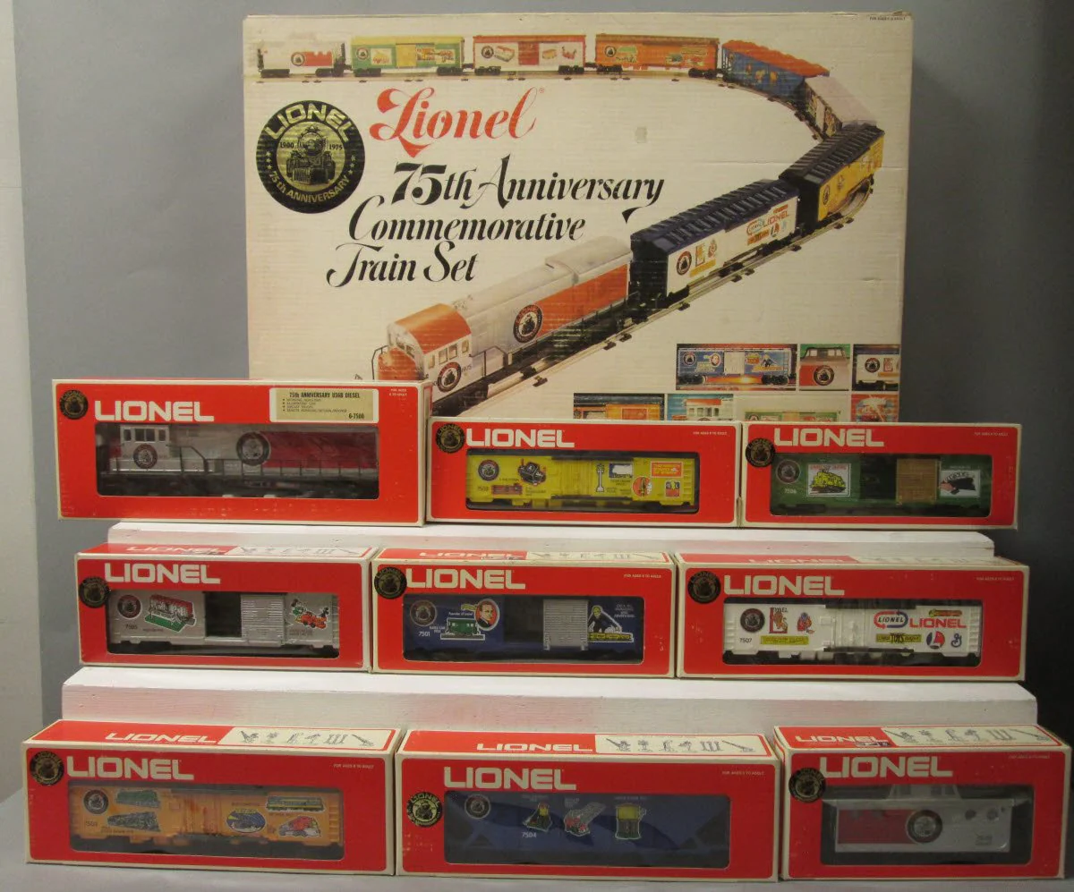 Lionel 6-1585 O Gauge 75th Anniversary Diesel Train Set MT/Box - Image 2