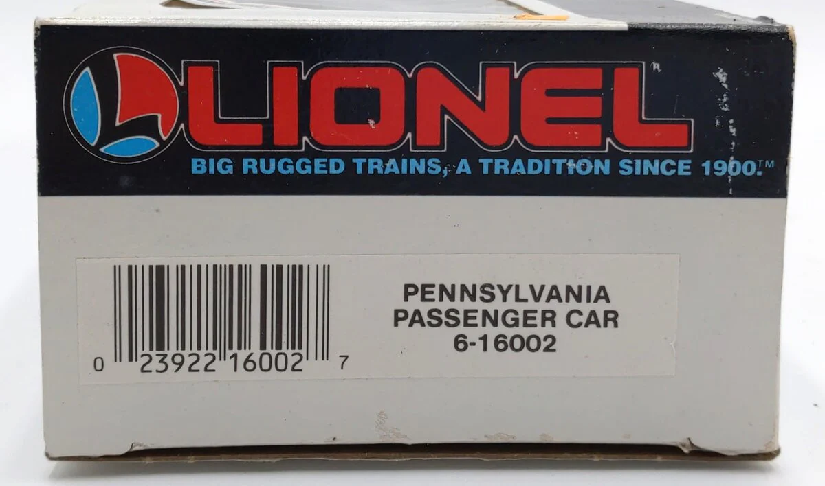 Lionel 6-16002 O Gauge Pennsylvania Tuscan Coach Car #16002 LN/Box - Image 4