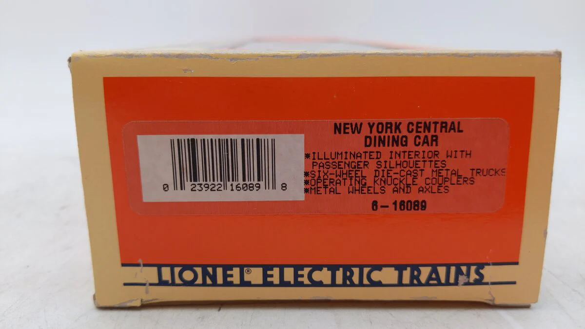 Lionel 6-16089 O Gauge New York Central "Rippling Stream" Dining Car #6089 LN/Box - Image 5
