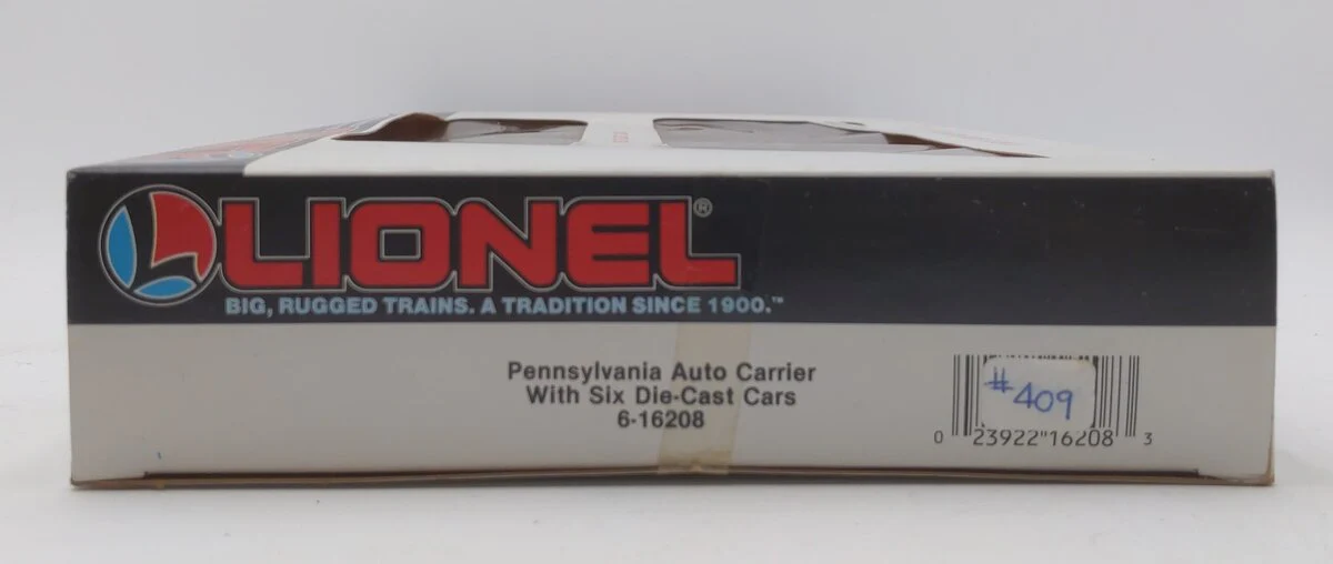 Lionel 6-16208 O Gauge Pennsylvania Railroad Auto Car with 6 Die-Cast Vehicles LN/Box - Image 5