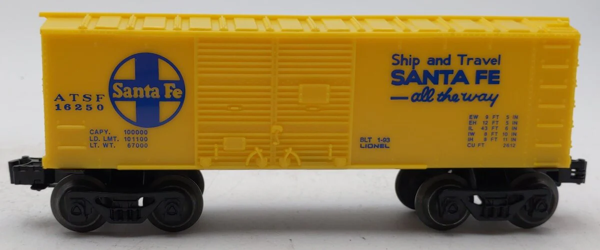 Lionel 6-16250 O Gauge Santa Fe Boxcar EX/Box - Image 2