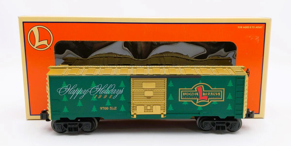 Lionel 6-16291 O Gauge 1998 Christmas Boxcar #9700 LN/Box
