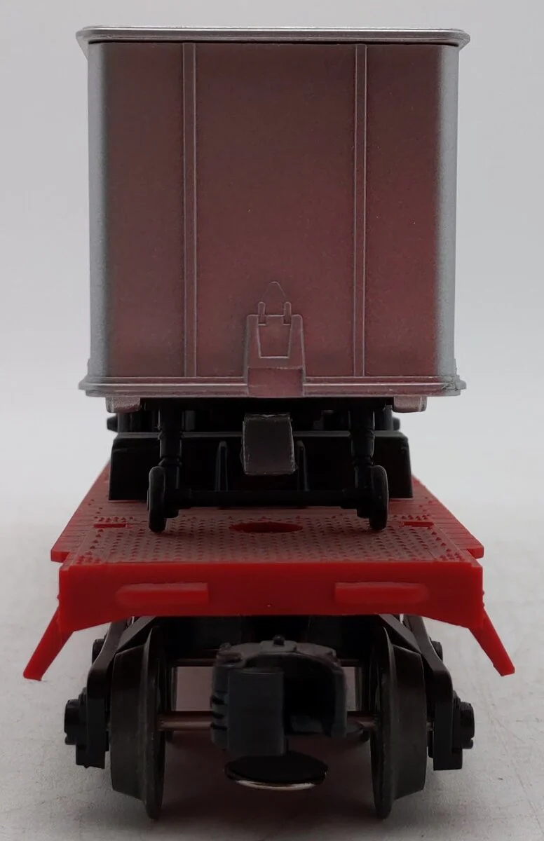 Lionel 6-16330 O Gauge Missouri, Kansas & Texas Flatcar w/ Trailers EX - Image 4