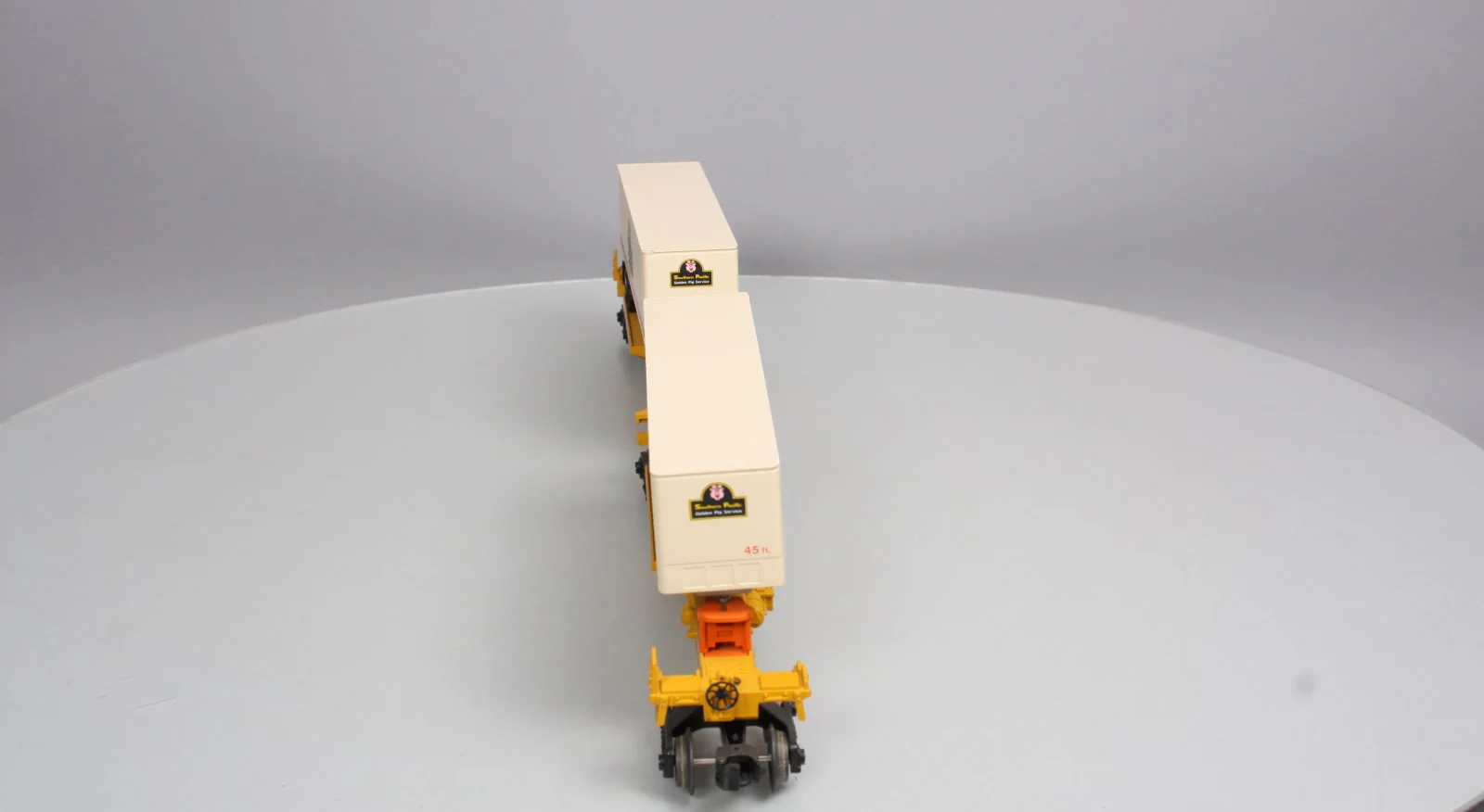 Lionel 6-16345 Southern Pacific TTUX Flatcar W/ Trailers NIB - Image 4