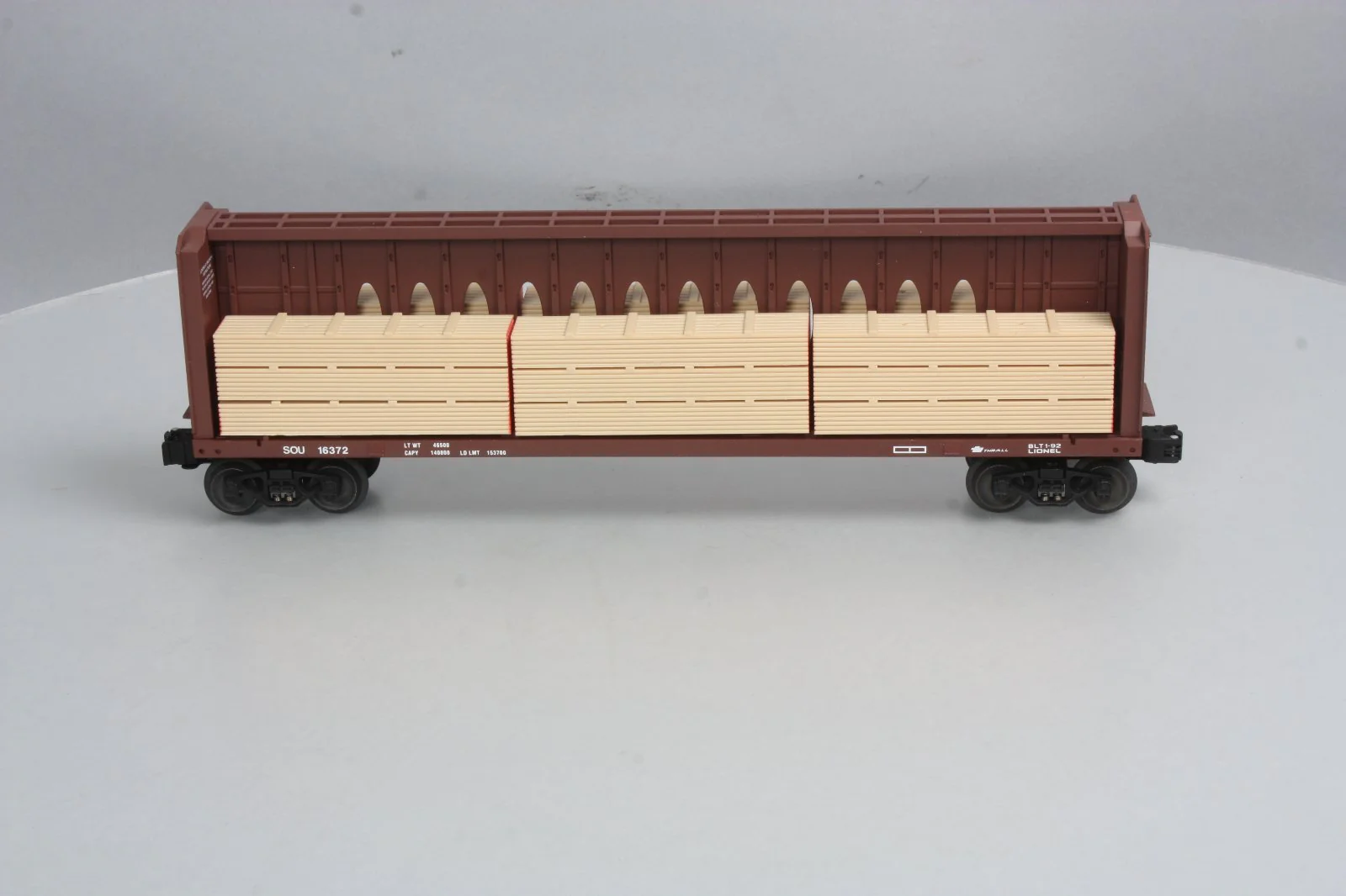 Lionel 6-16372 O Gauge Southern I-Beam Flat Car NIB - Image 2