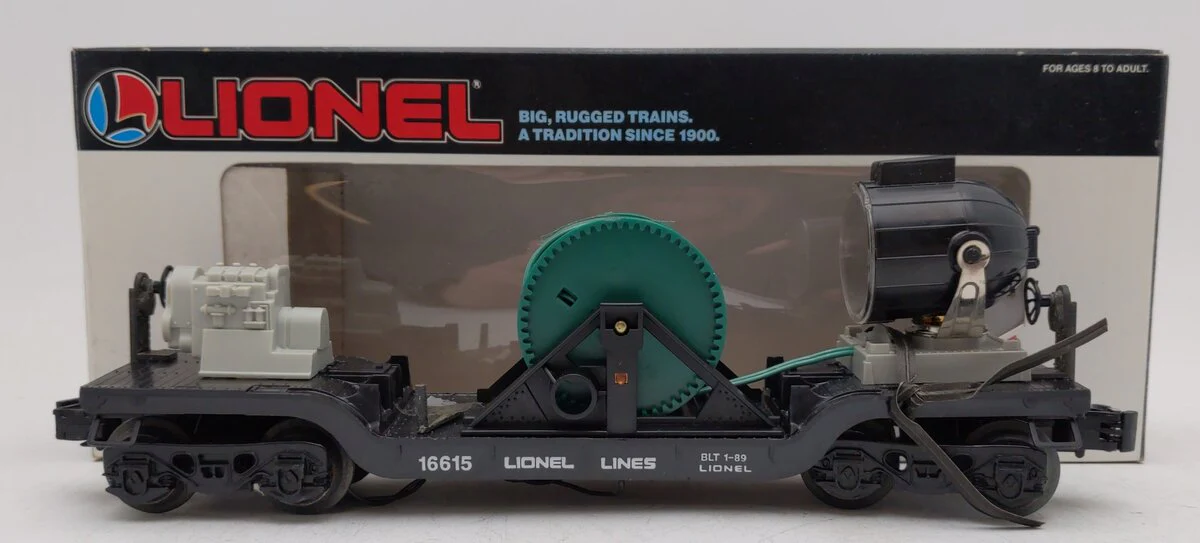 Lionel 6-16615 O Gauge Lionel Lines Extension Searchlight Car with Searchlight EX/Box