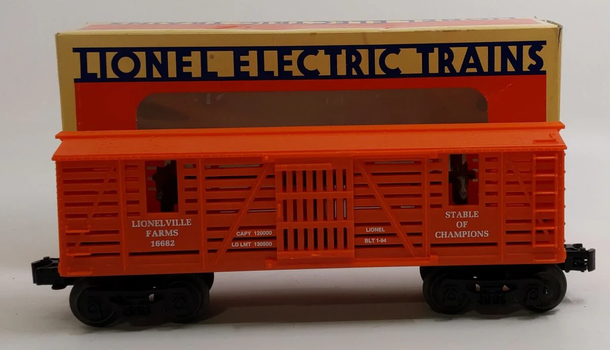 Lionel 6-16682 O Gauge Lionelville Farms Stock Car LN/Box
