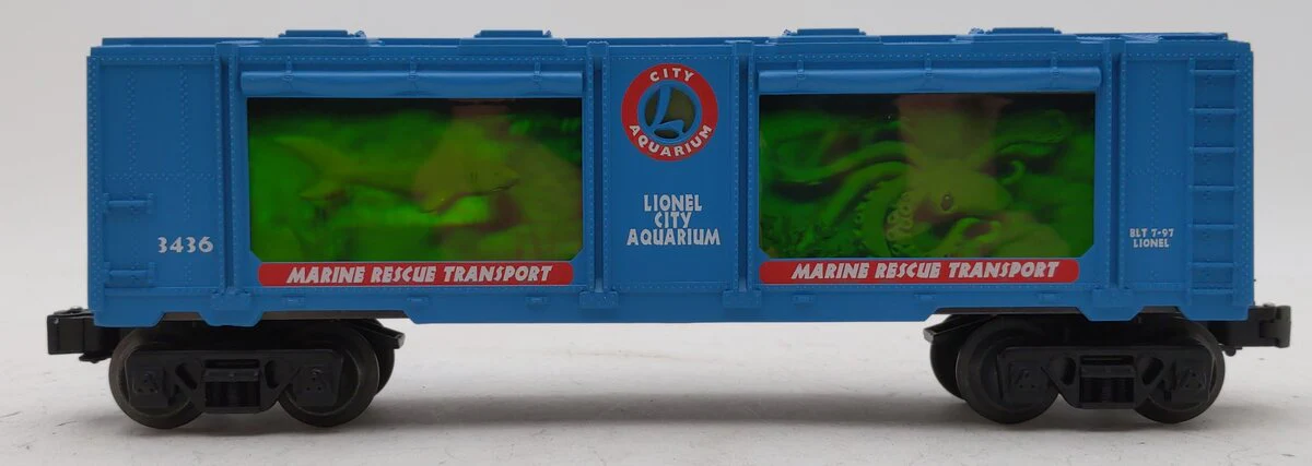 Lionel 6-16750 O Gauge Lionel City Aquarium Car #3436 LN/Box - Image 2