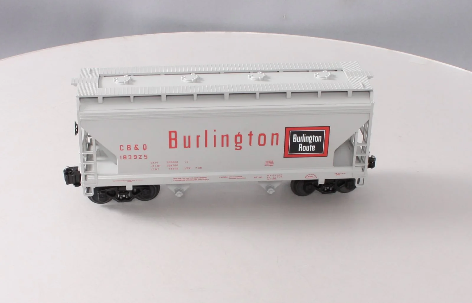 Lionel 6-17022 O Burlington Two-Bay ACF Hopper Car #183925 EX/Box - Image 2
