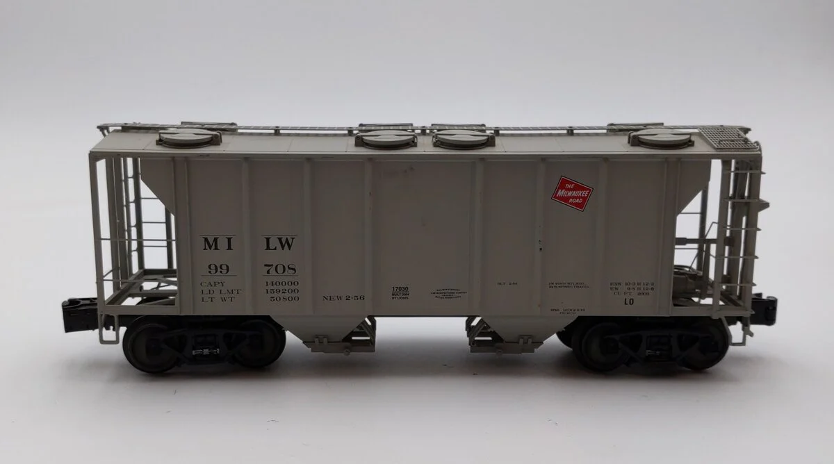 Lionel 6-17030 O Gauge Milwaukee PS-2 2-Bay Hopper #99708 EX/Box - Image 2