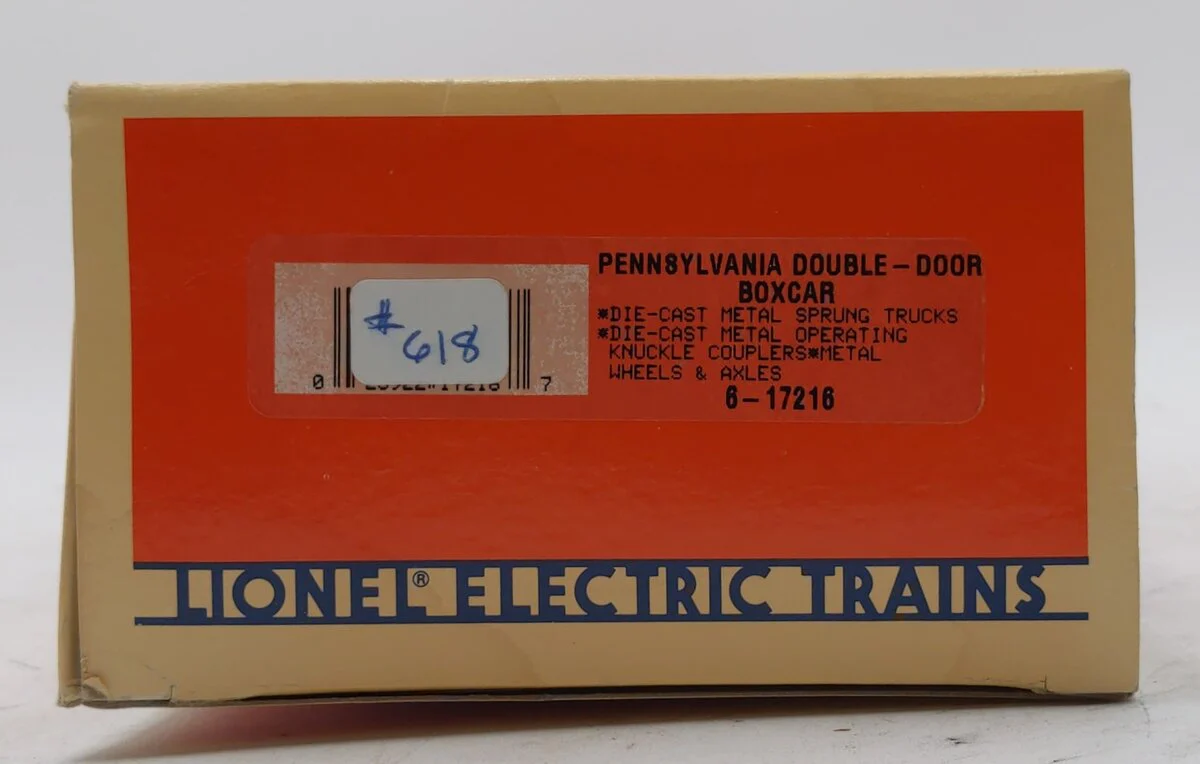 Lionel 6-17216 O Gauge Pennsylvania Railroad Double Door Boxcar #60155 LN/Box - Image 5