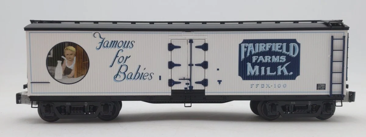 Lionel 6-17358 O Gauge Fairfield Farms Milk Car #100 LN/Box - Image 2