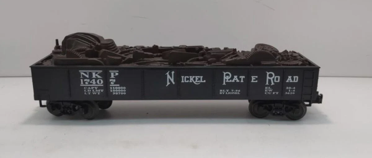 Lionel 6-17407 O Gauge Nickel Plate Road Gondola #17407 w/ Scrap Load LN/Box - Image 3