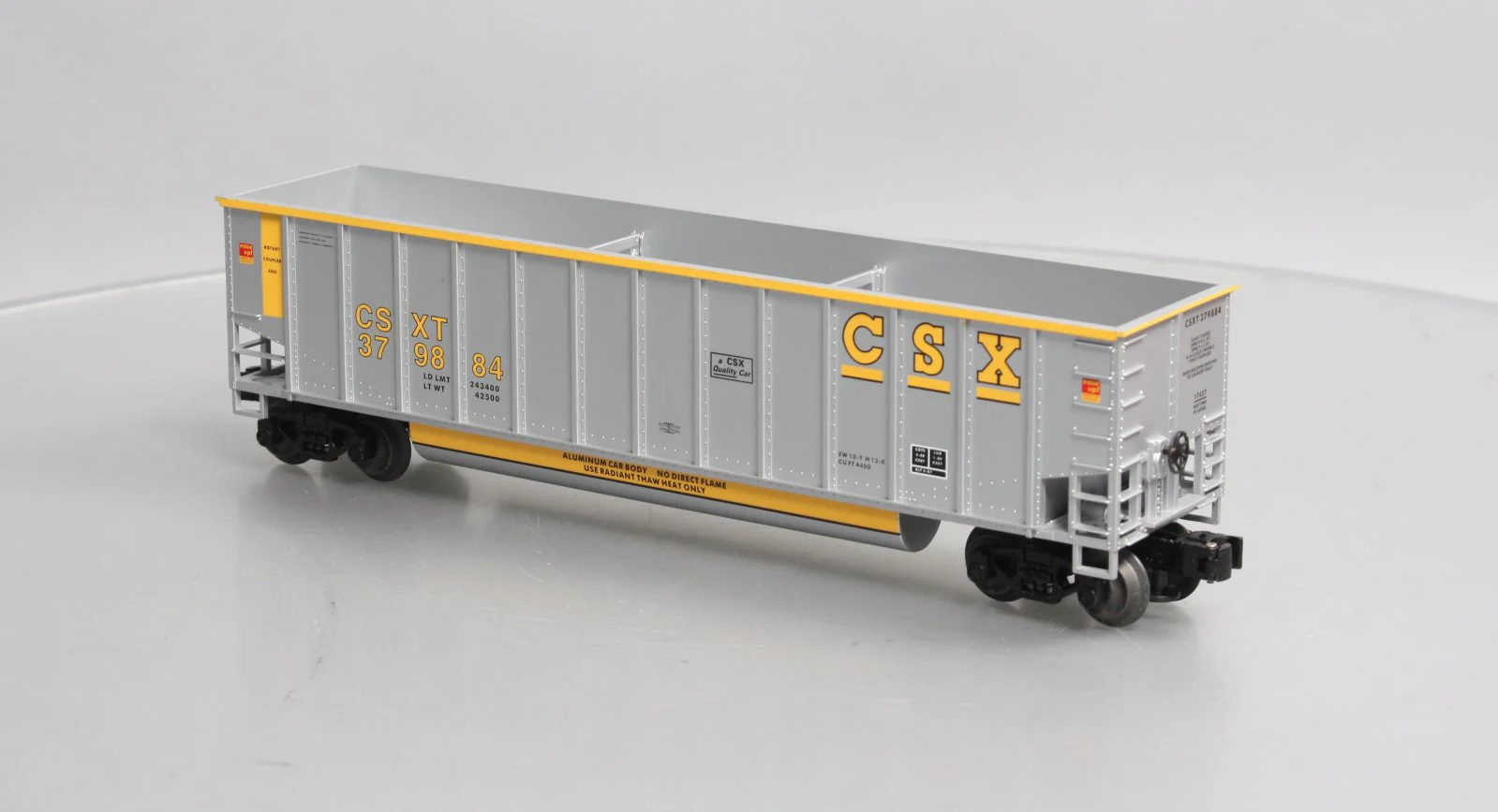 Lionel 6-17427 O Gauge CSX Bathtub Gondola #379884 NIB - Image 3