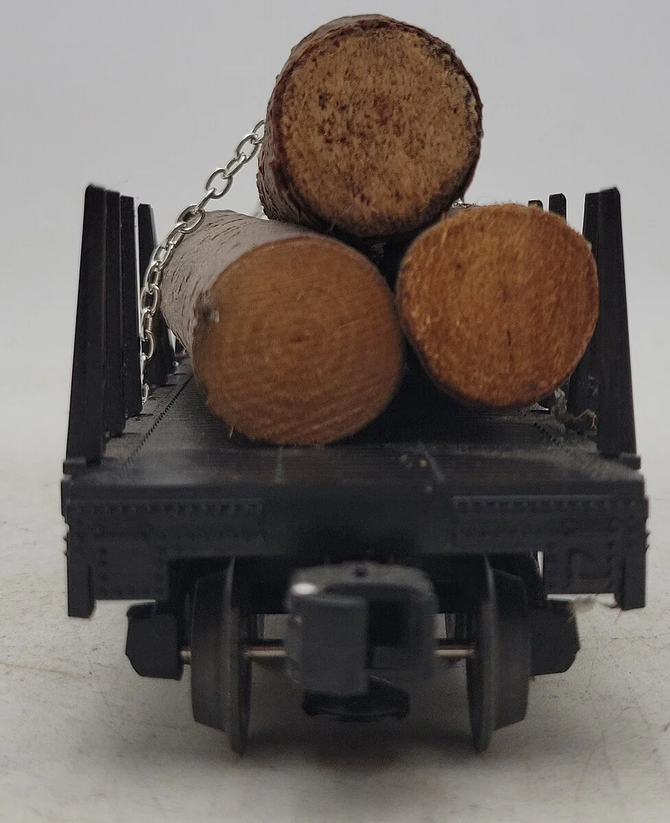 Lionel 6-17512 O Western Maryland Flatcar w/Logs LN/Box - Image 5