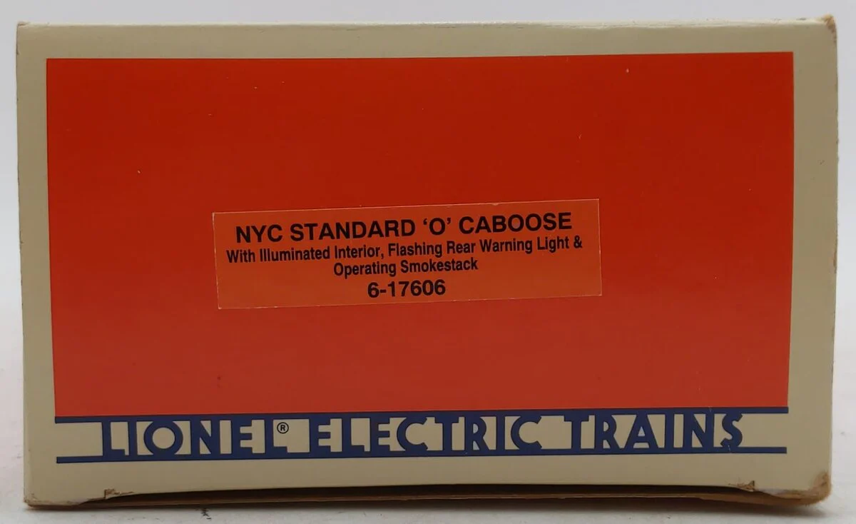 Lionel 6-17606 O Gauge New York Central Illumintated Caboose w/ Smoke NIB - Image 5