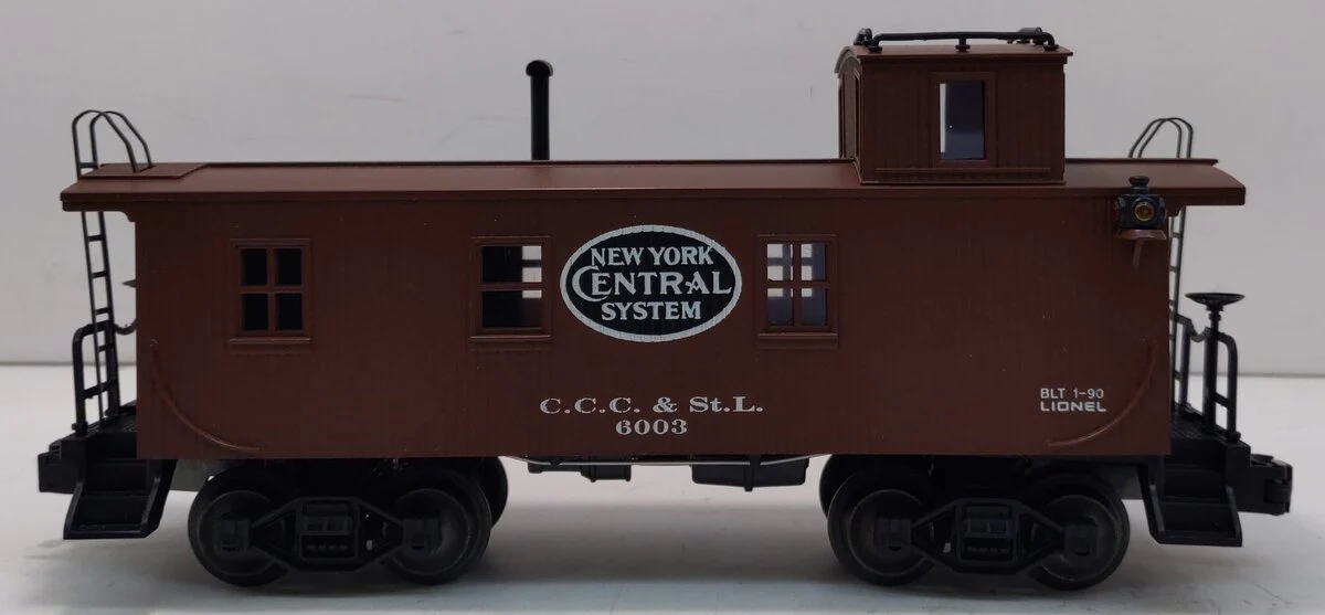 Lionel 6-17611 O Gauge New York Central Illuminated Woodside Caboose #6003 EX/Box - Image 2