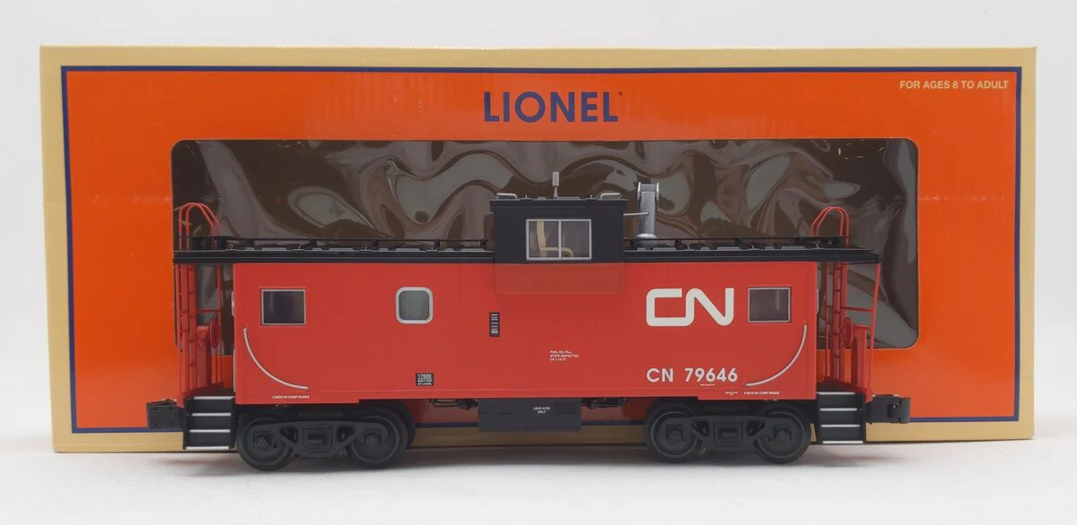 Lionel 6-17659 O Canadian National Extended Vision Caboose #79646 EX/Box