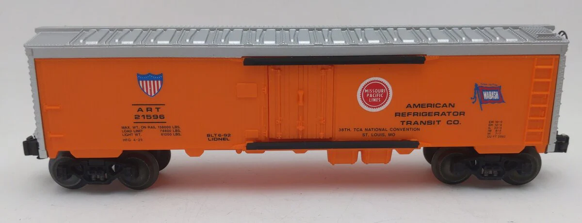 Lionel 6-17898 O 1992 TCA Convention American Refrigerator Transit Reefer #21596 EX/Box - Image 2