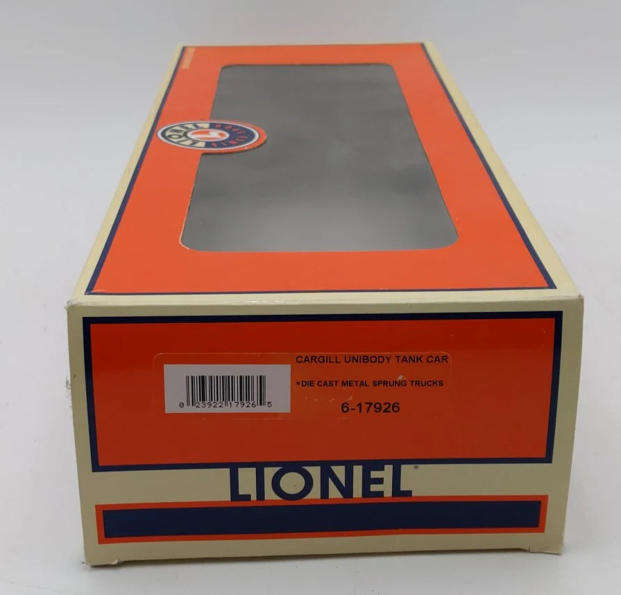 Lionel 6-17926 O Gauge Cargill Unibody Tank Car #5836 LN/Box - Image 5