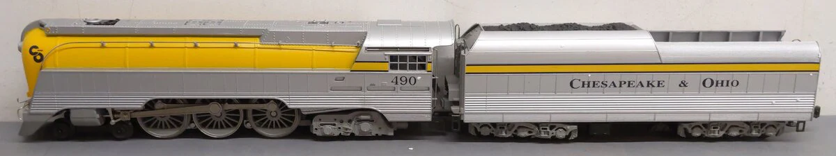 Lionel 6-18043 O Chesapeake & Ohio Streamlined Hudson & Tender #490 with RSII EX/Box - Image 2