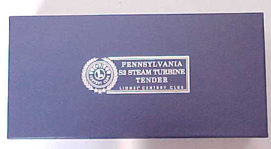 Lionel 6-18068 Century Club O Pennsylvania S2 Steam Turbine Tender w Railsounds LN/Box - Image 5