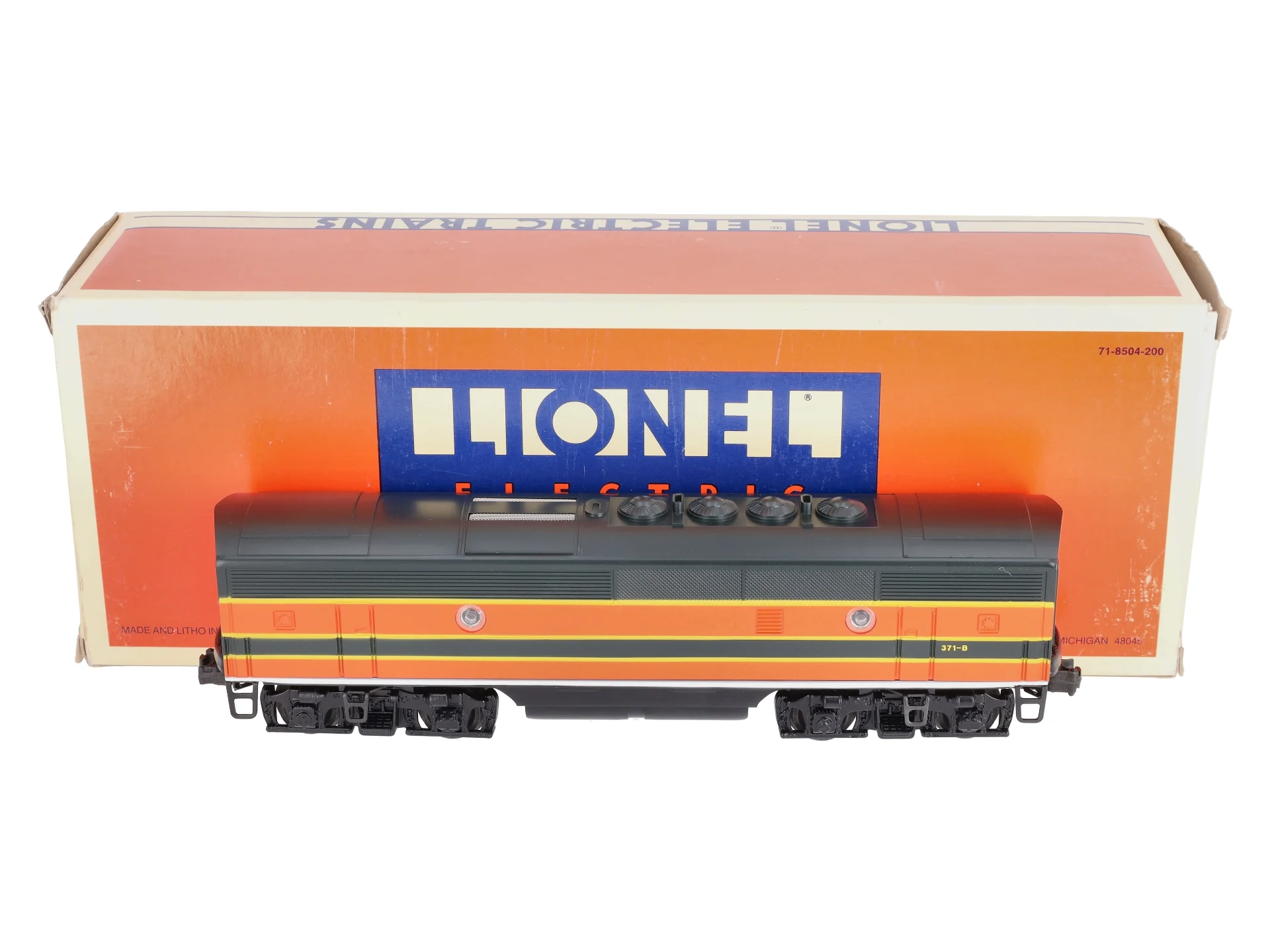 Lionel 6-18108 O Gauge Great Northern F3 B-Unit Dummy Diesel #371-B NIB
