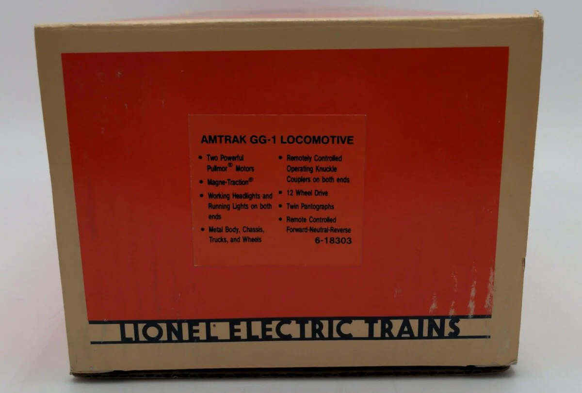 Lionel 6-18303 O Gauge Amtrak GG-1 Electric Locomotive #8303 EX/Box - Image 8