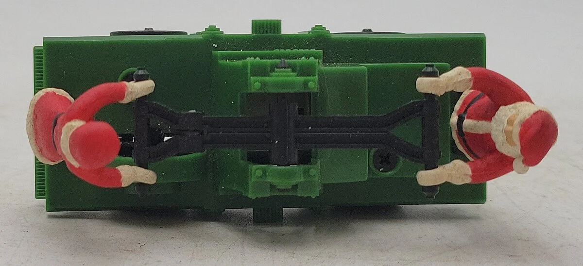 Lionel 6-18403 O Gauge Operating Santa Hand Car - Green EX/Box - Image 3