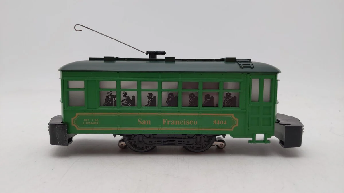 Lionel 6-18404 O Gauge San Francisco Green Trolley Car LN/Box - Image 3
