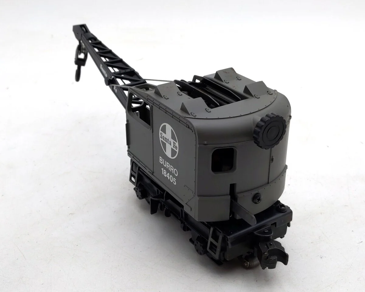 Lionel 6-18405 O Gauge Santa Fe Operating Burro Crane EX/Box - Image 6