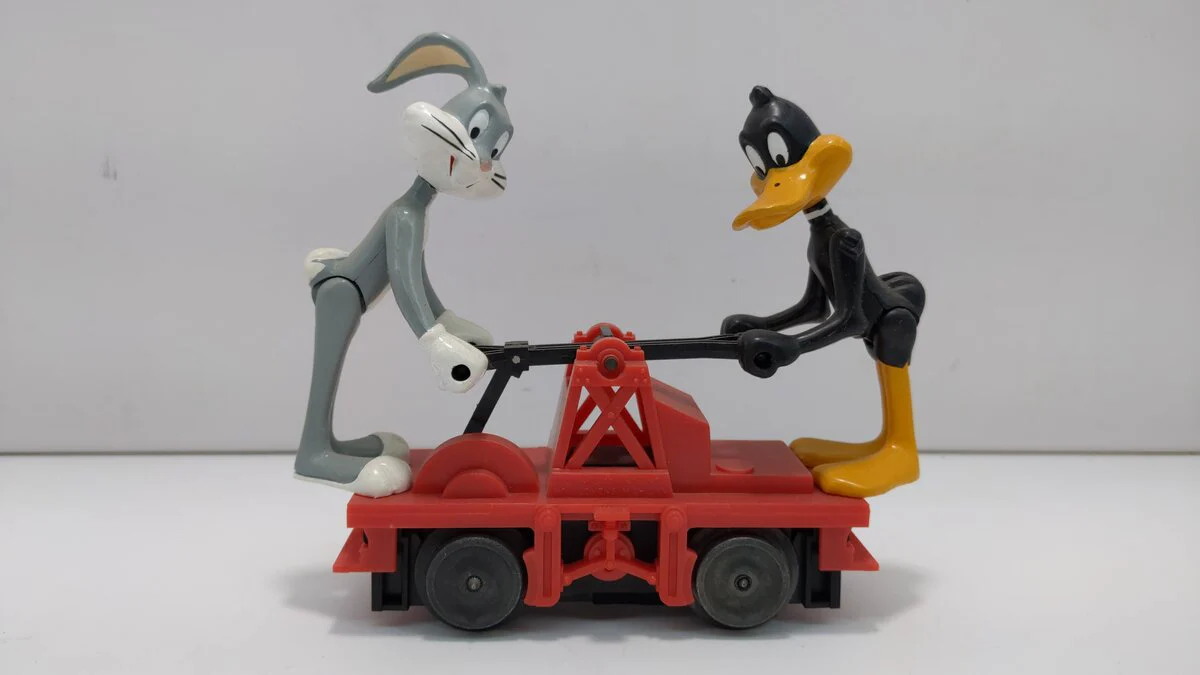 Lionel 6-18416 O Gauge Bugs Bunny & Daffy Duck Operating Handcar LN/Box - Image 2