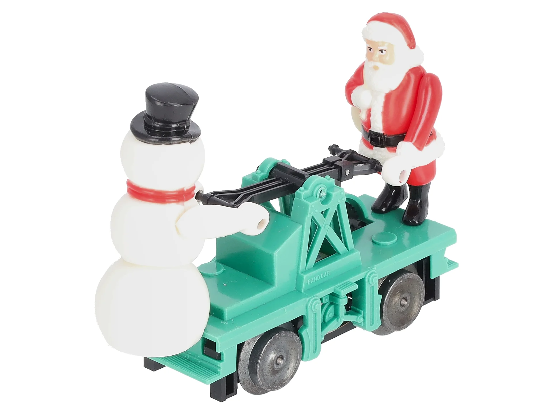 Lionel 6-18422 O Gauge Christmas Santa & Snowman Handcar LN/Box - Image 9
