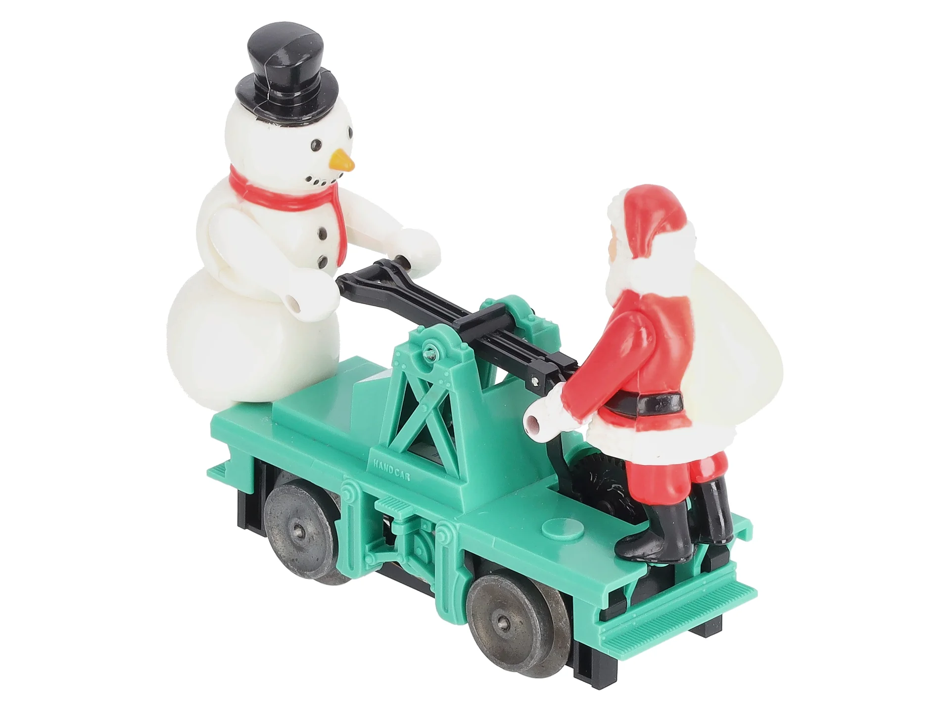 Lionel 6-18422 O Gauge Christmas Santa & Snowman Handcar LN/Box - Image 11
