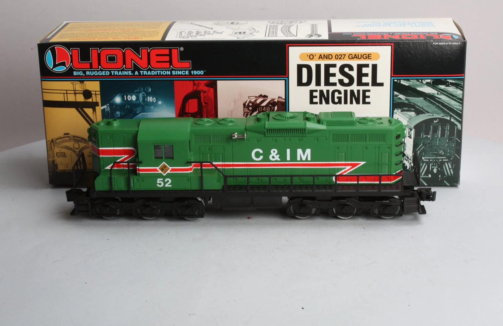 Lionel 6-18823 O Gauge Chicago & Illinois Midland SD-9 Diesel Locomotive #52 EX/Box