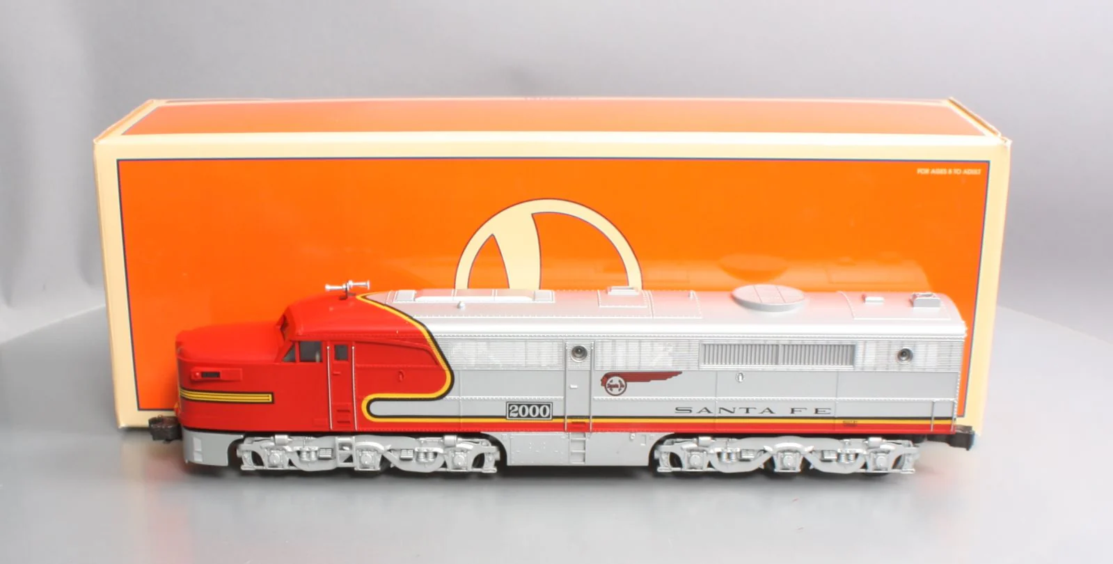 Lionel 6-18952 O Gauge ATSF Alco PA-1 Powered Diesel Locomotive #2000 NIB