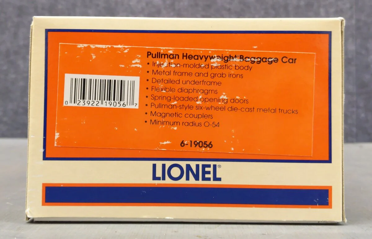 Lionel 6-19056 O Gauge New York Central Pullman Heavyweight Baggage Car EX/Box - Image 7
