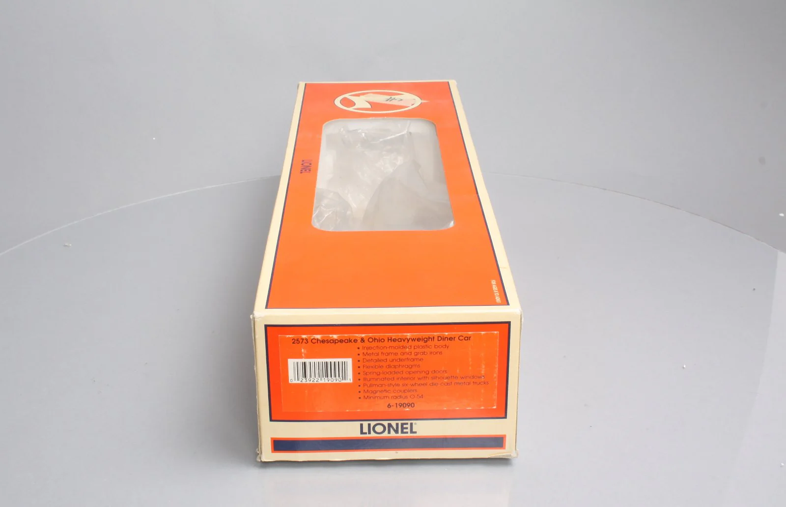 Lionel 6-19090 O Gauge Chesapeake & Ohio Heavyweight Diner Car LN/Box - Image 9