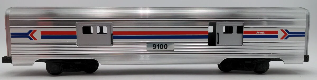Lionel 6-19100 O Gauge Amtrak Aluminum Baggage Passenger Car #9100 LN/Box - Image 2