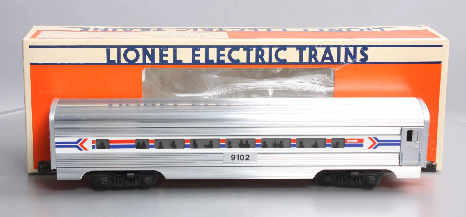 Lionel 6-19102 O Gauge Amtrak Passenger Coach Passenger Car #9102 EX/Box