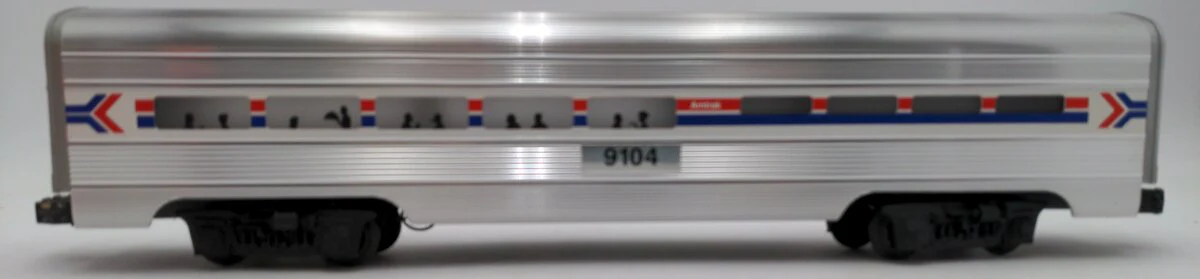 Lionel 6-19104 O Gauge Amtrak Aluminum Dining Passenger Car #9104 EX/Box - Image 3