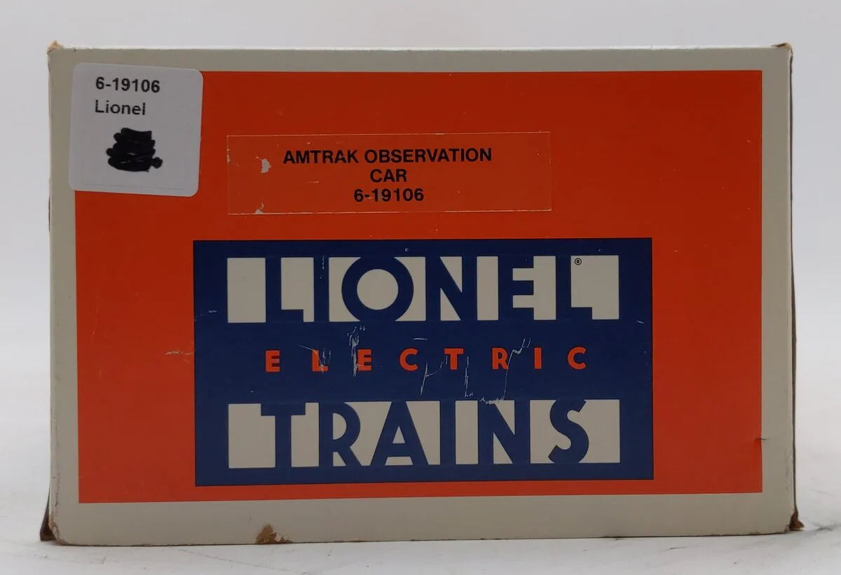 Lionel 6-19106 O Gauge Amtrak Aluminum Observation Passenger Car #9106 LN/Box - Image 6