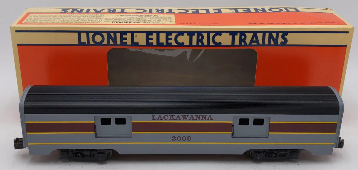 Lionel 6-19131 O Gauge Lackawanna Baggage Car #2000 LN/Box