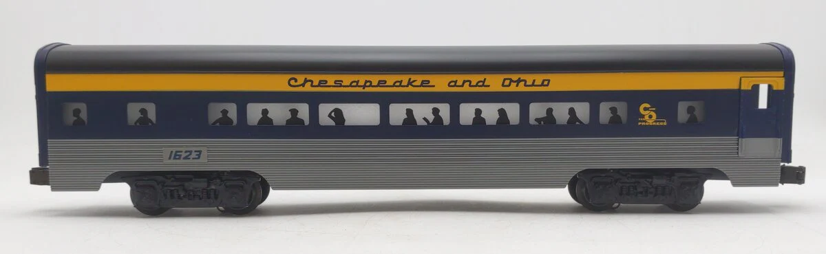 Lionel 6-19146 O Gauge Chesapeake & Ohio Aluminum Passenger Car #1623 LN