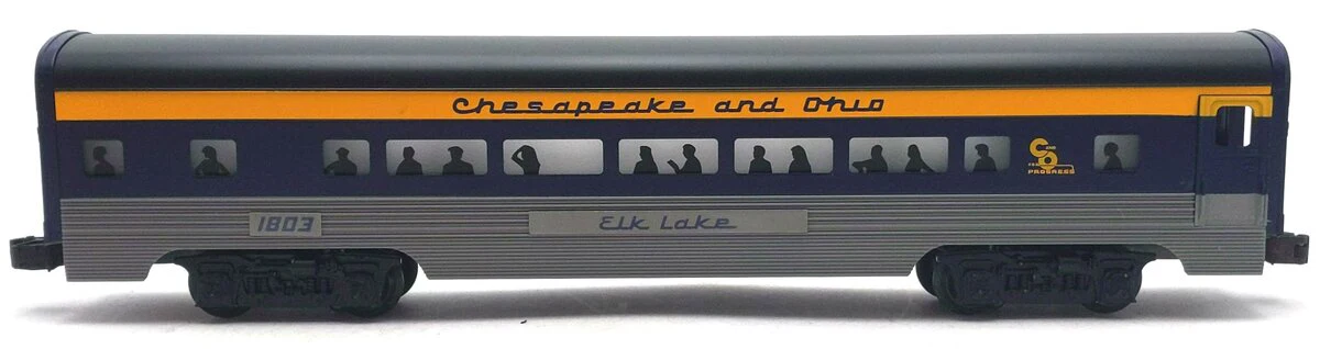 Lionel 6-19147 O Gauge Chesapeake & Ohio Aluminum "Elk Lake" Passenger Car #1803 EX/Box - Image 5