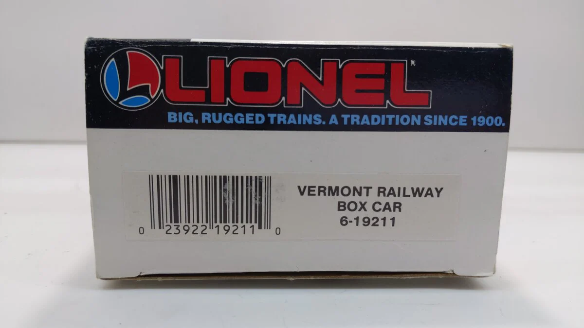 Lionel 6-19211 O Gauge Vermont Railway Boxcar #19211 LN/Box - Image 4