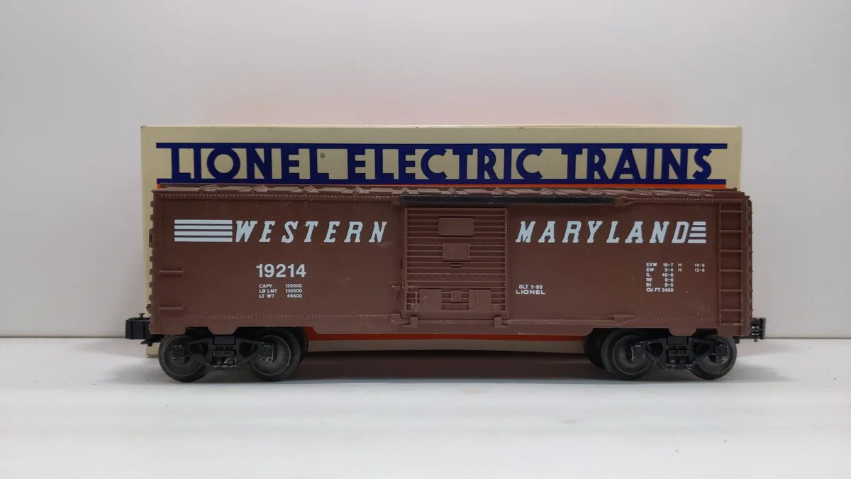 Lionel 6-19214 O Gauge Western Maryland Boxcar #19214 LN/Box