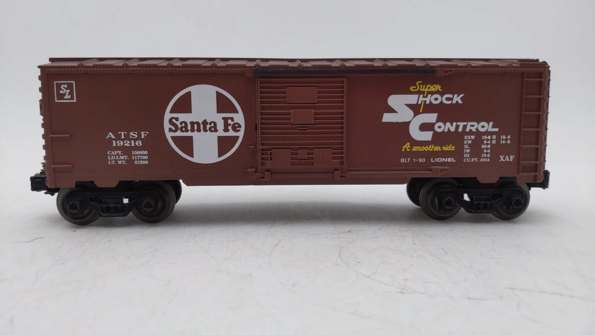 Lionel 6-19216 O Gauge Santa Fe Boxcar EX/Box - Image 2