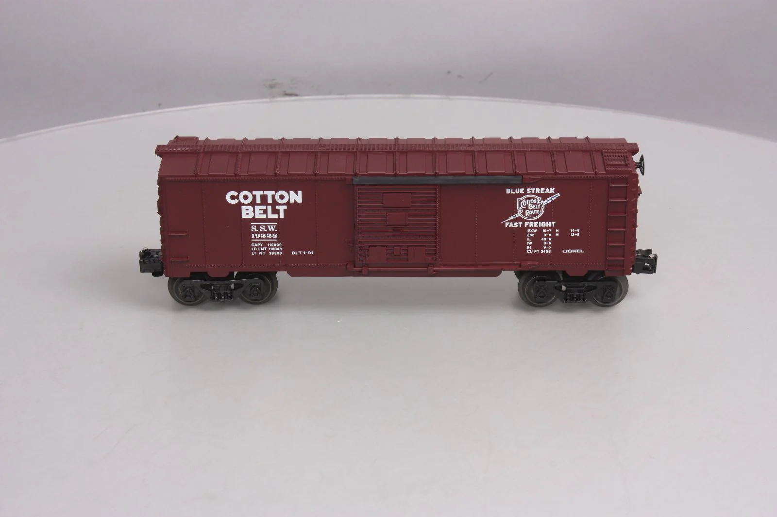 Lionel 6-19228 O Gauge Cotton Belt Boxcar LN/Box - Image 2
